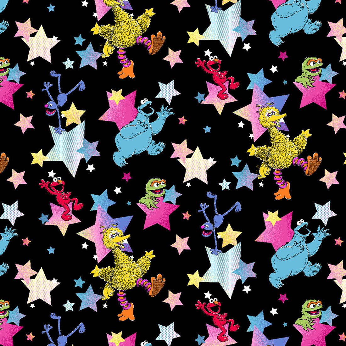 Sesame Street Cherokee Tooniforms V Neck Scrub Top TF659 SWOF - Scrubs Select