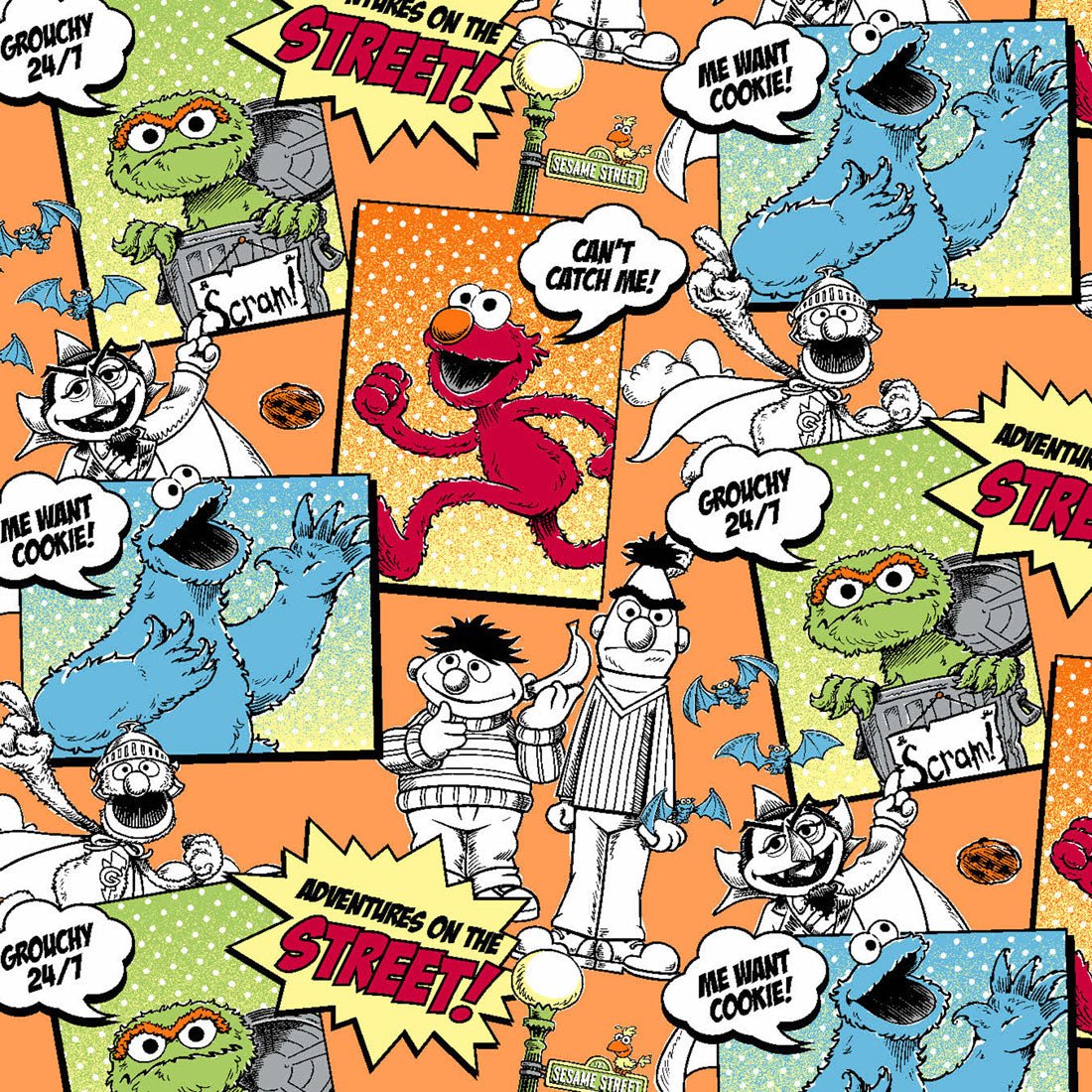 Sesame Street Tooniforms Licensed V-Neck Scrub Top TF633 SWDU - Scrubs Select