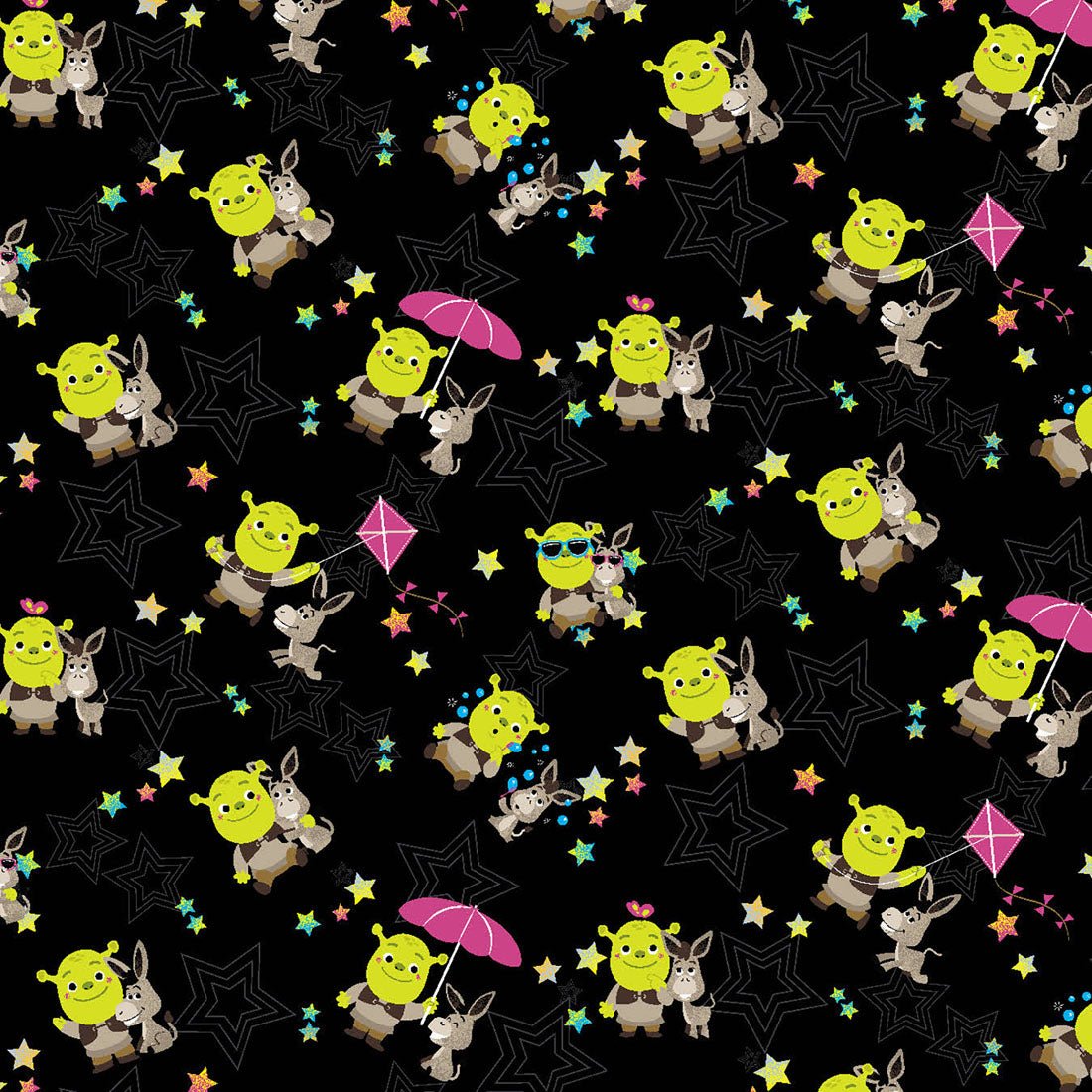 Shrek Tooniforms Dreamworks V Neck Medical Scrub Top TF614 SKSL - Scrubs Select