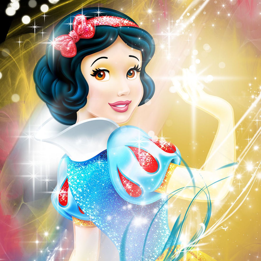 Snow White Tooniforms Licensed Disney V Neck Scrub Top TF627 PRAC - Scrubs Select