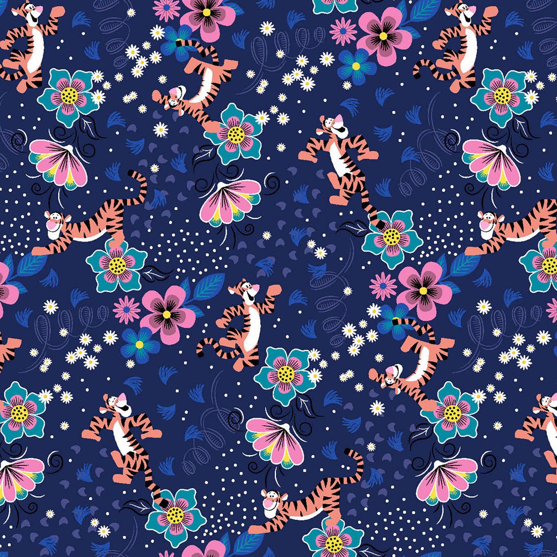 Tigger Cherokee Tooniforms Disney Winnie The Pooh V Neck Scrub Top TF772 PHNC - Scrubs Select