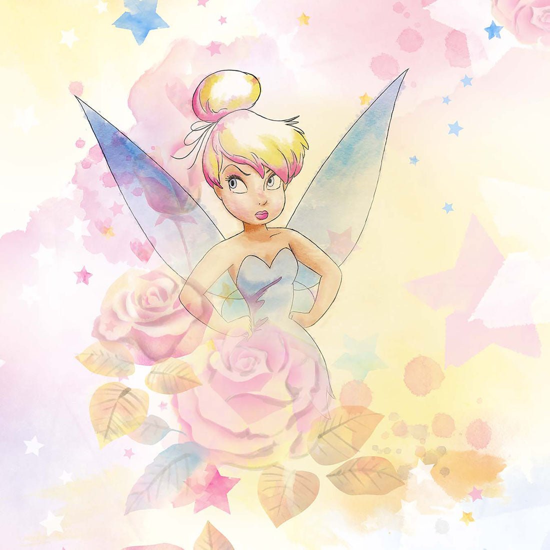 Tinker Bell Tooniforms Disney V Neck Scrub Top TF782 TBFY - Scrubs Select