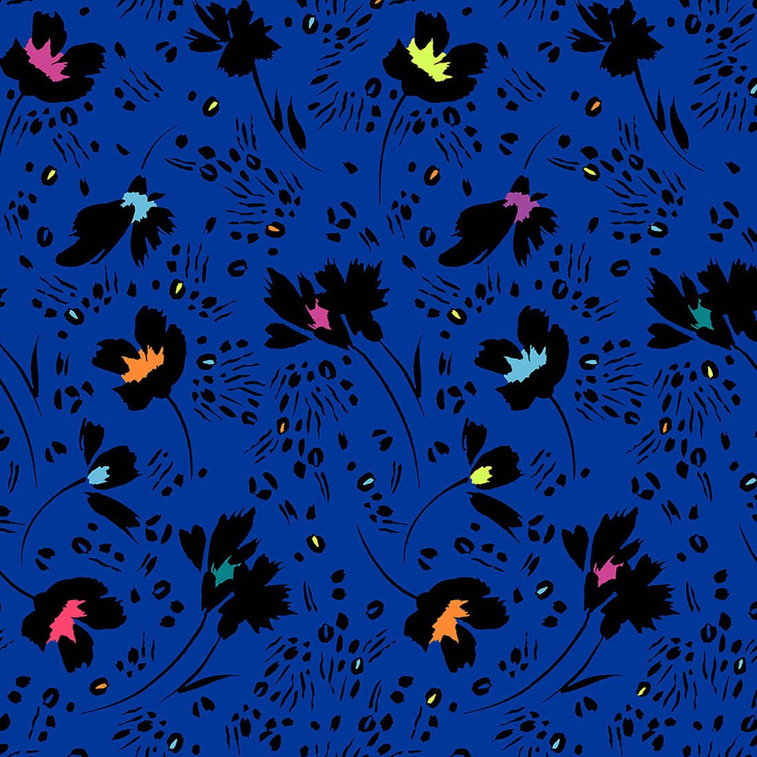 Wildflower Frenzy Cherokee Print V Neck Scrub Top CK634 WDFZ - Scrubs Select