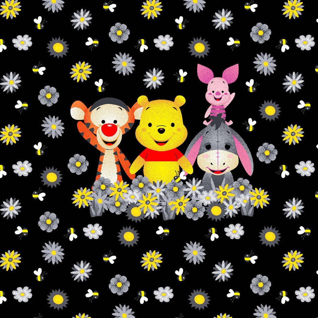 Winnie The Pooh Tooniforms Disney V Neck Scrub Top TF614 PHUN - Scrubs Select