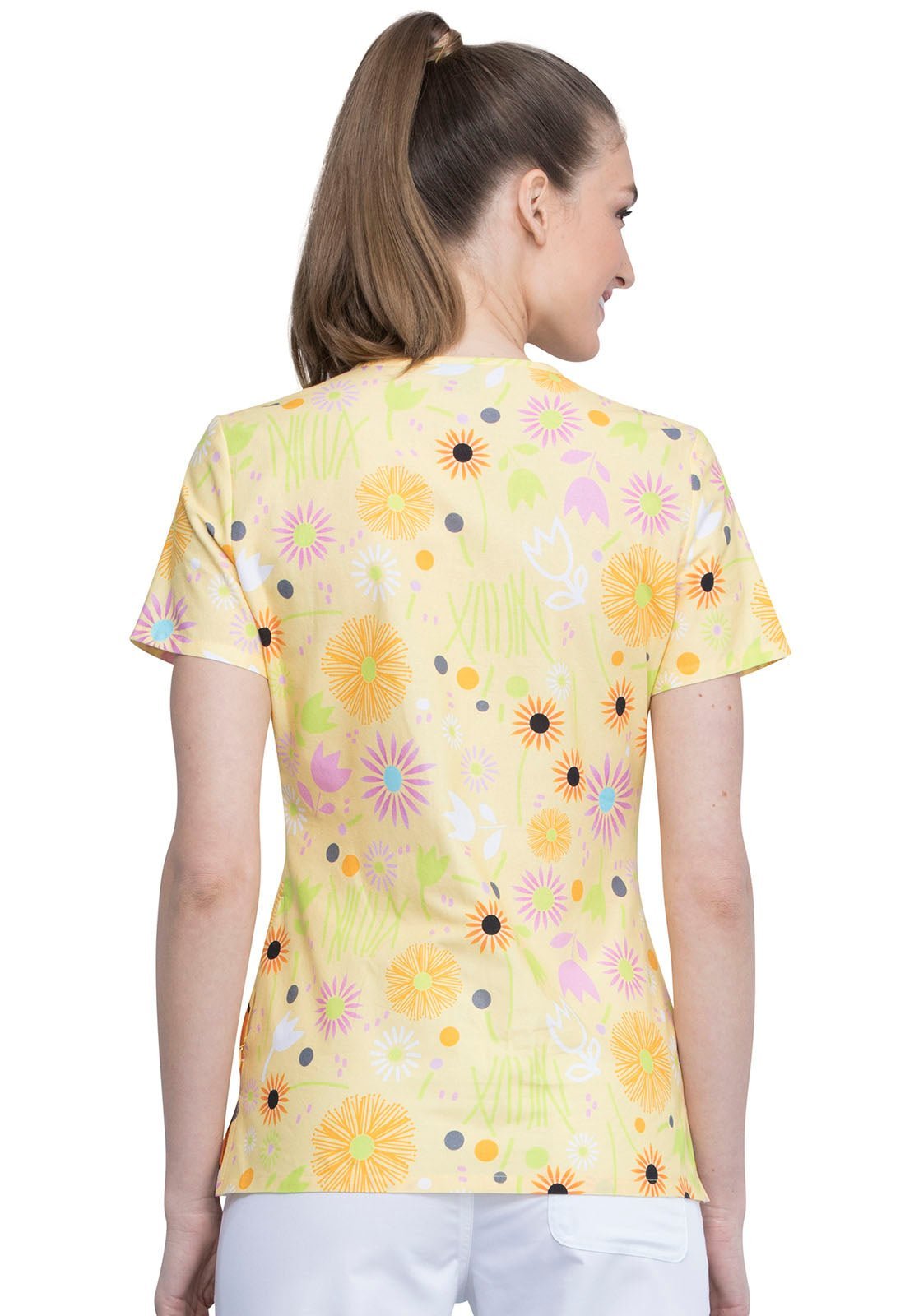 Winnie The Pooh Tooniforms Disney V Neck Scrub Top TF690 PHBT - Scrubs Select
