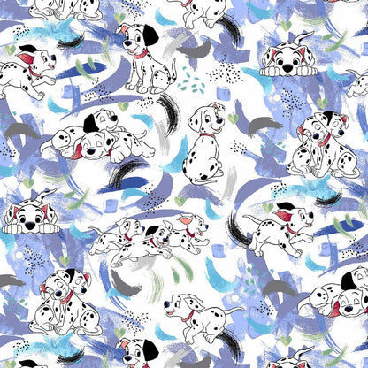 101 Dalmatians Tooniforms Licensed Disney V Neck Scrub Top TF797 DAAP - Scrubs Select
