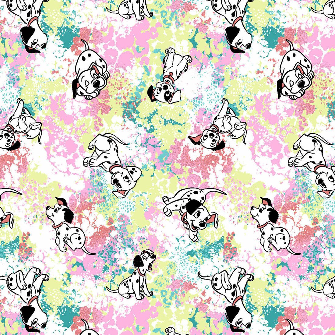 101 Dalmatians Tooniforms Licensed Disney V Neck Scrub Top TF797 DAZP - Scrubs Select