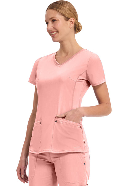 Healing Hands Purple Label Scrubs Juliet V Neck Top 2245