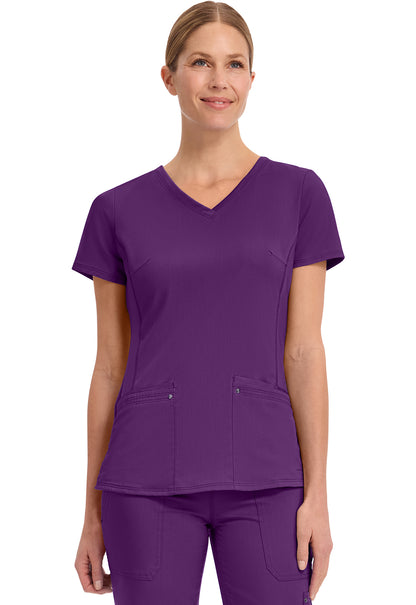 Healing Hands Purple Label Scrubs Juliet V Neck Top 2245