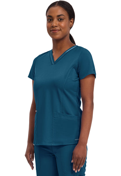 Healing Hands Purple Label Scrubs Jasmine V Neck Top 2278
