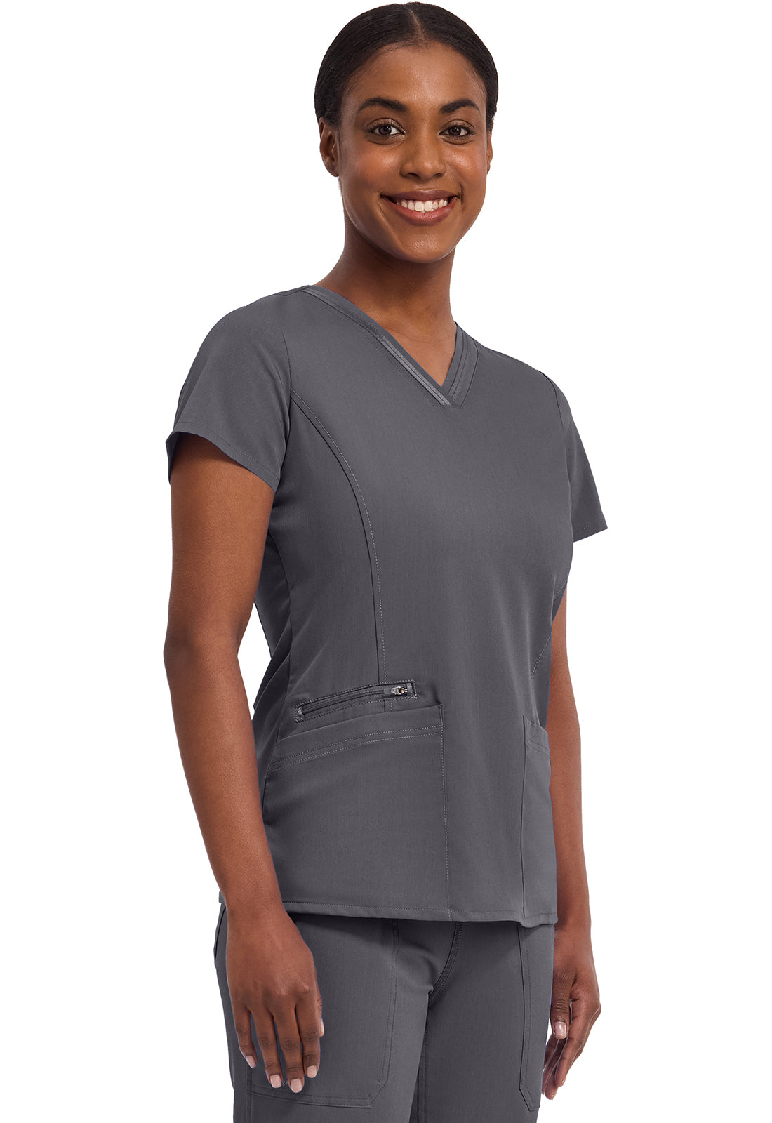 Healing Hands Purple Label Scrubs Jasmine V Neck Top 2278