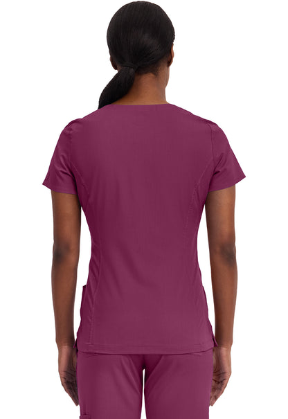 Healing Hands Purple Label Scrubs Jasmine V Neck Top 2278