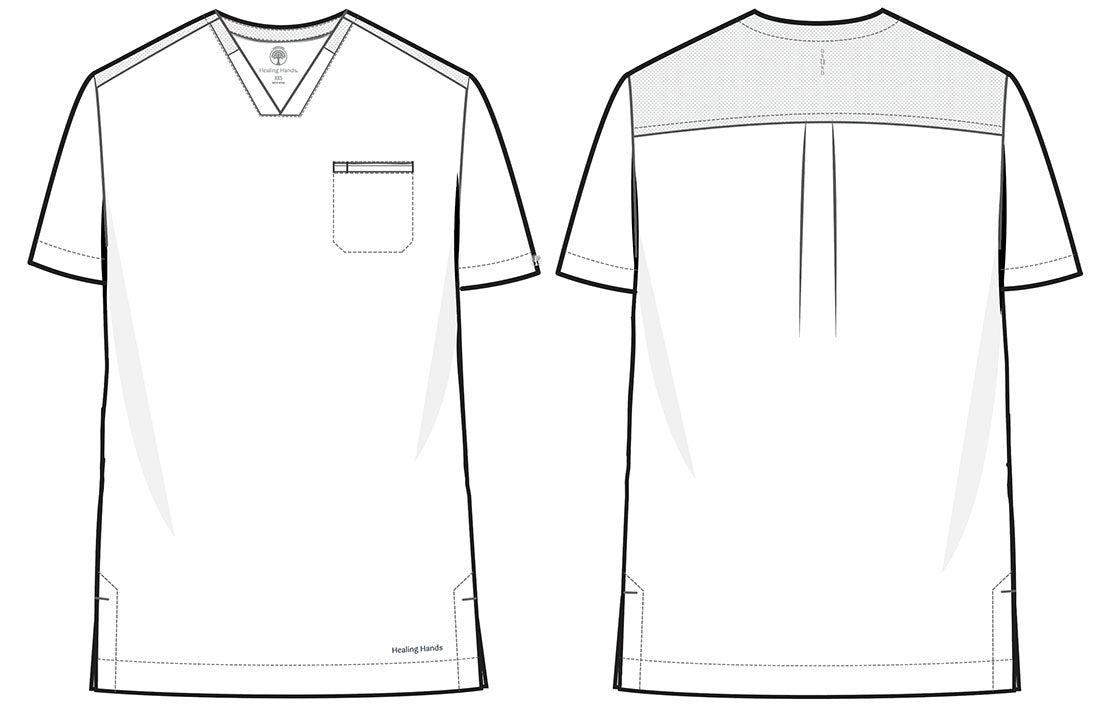 Healing Hands 360 Scrubs Spencer Men's Top 2381