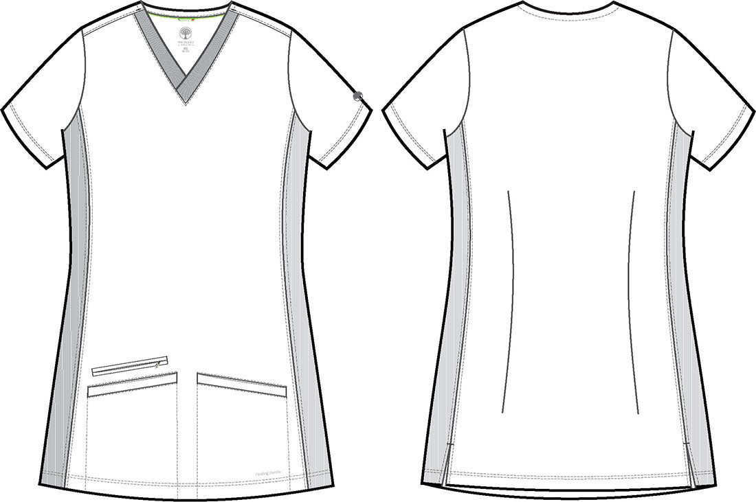 Healing Hands Works Scrubs Mariah V Neck Top 2530