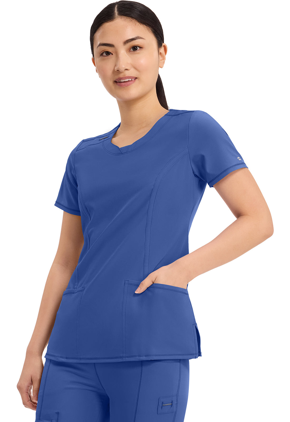 Cherokee Infinity Scrubs Round Neck Top 2624A