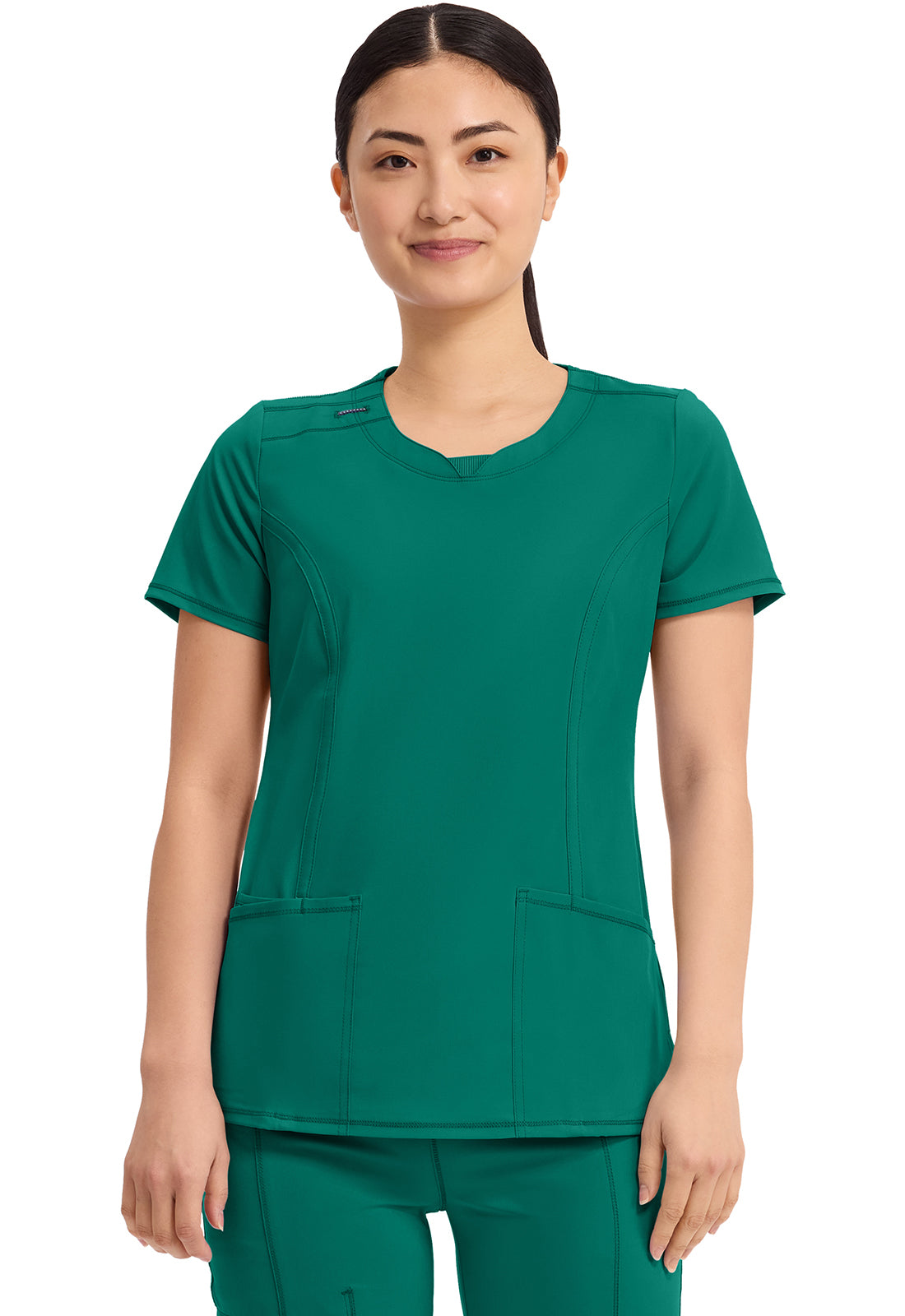 Cherokee Infinity Scrubs Round Neck Top 2624A