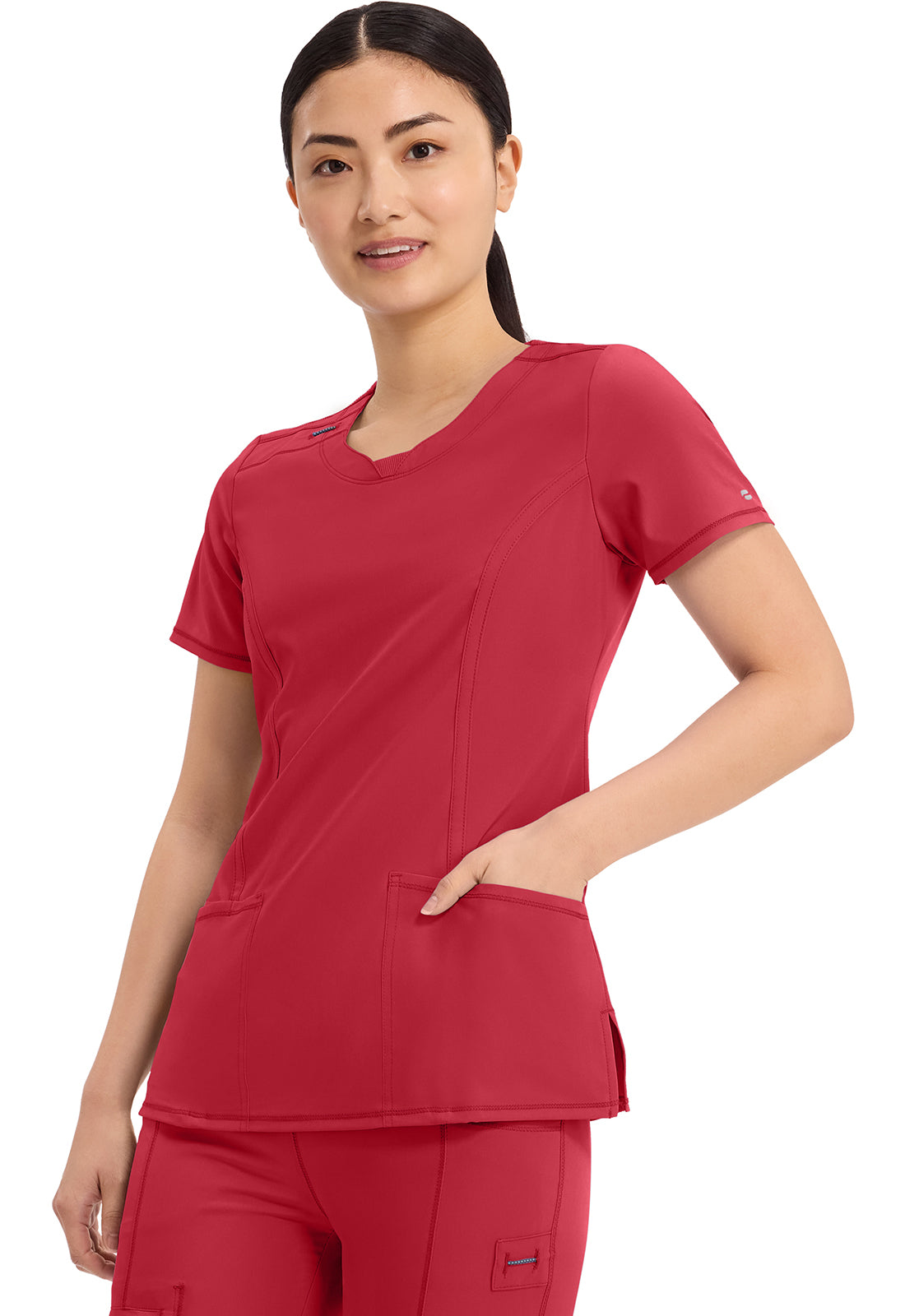 Cherokee Infinity Scrubs Round Neck Top 2624A