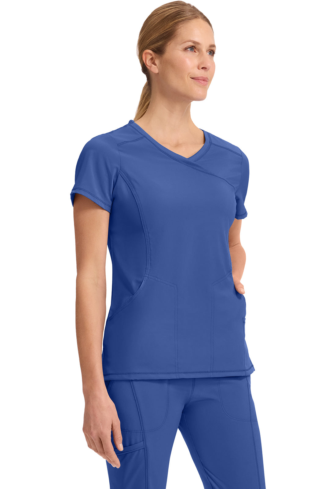 Cherokee Infinity Scrubs Mock Wrap Top 2625A