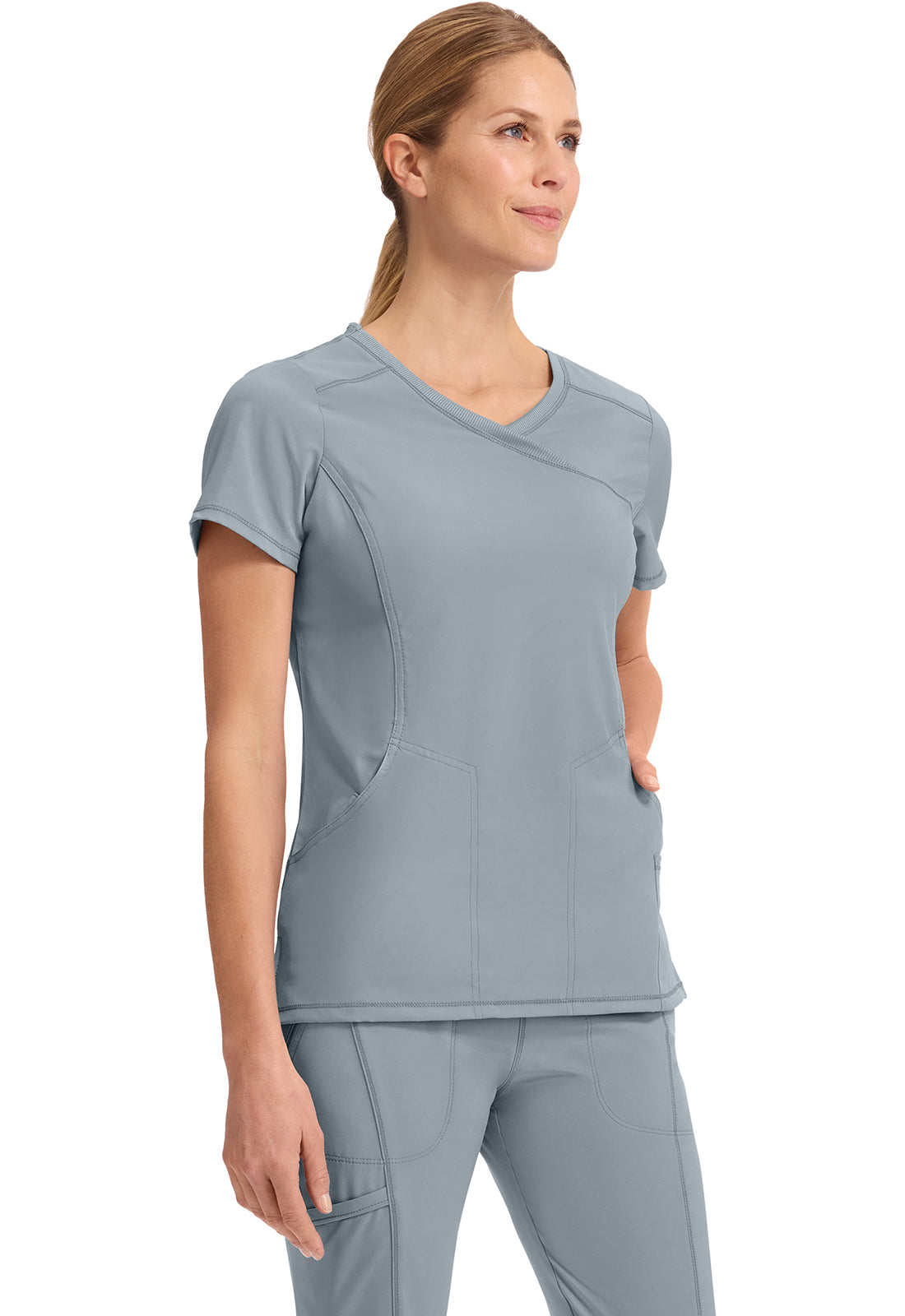 Cherokee Infinity Scrubs Mock Wrap Top 2625A