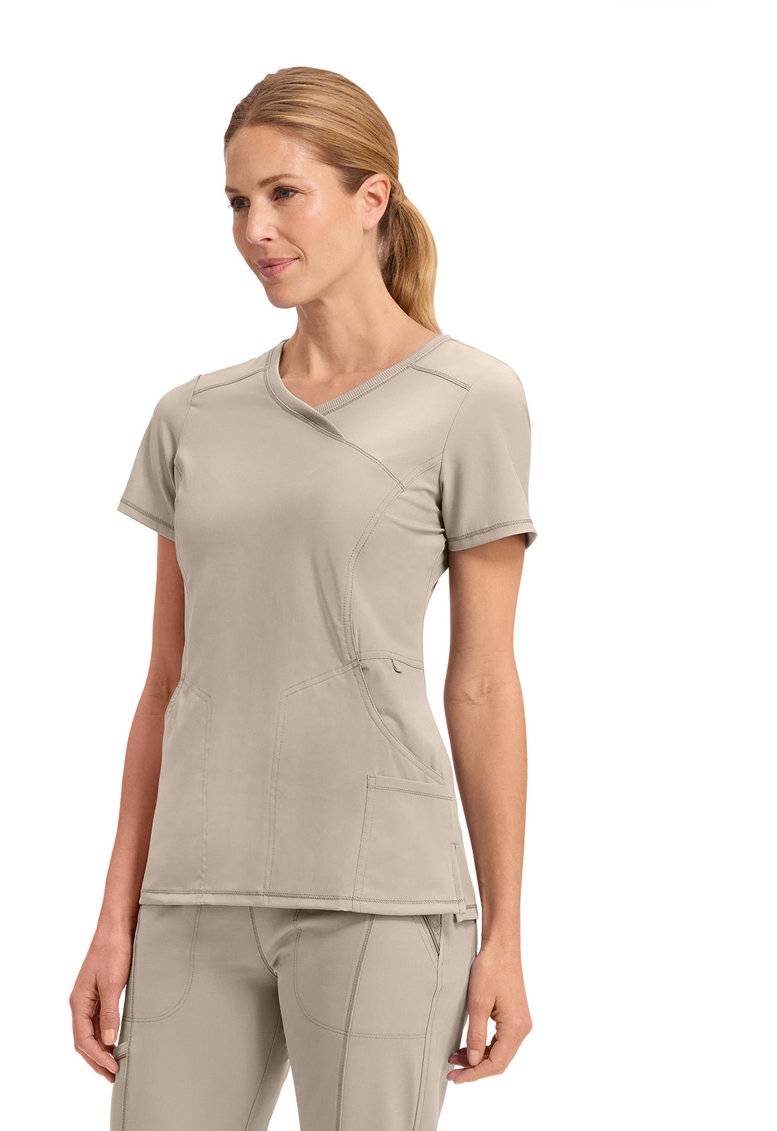 Cherokee Infinity Scrubs Mock Wrap Top 2625A