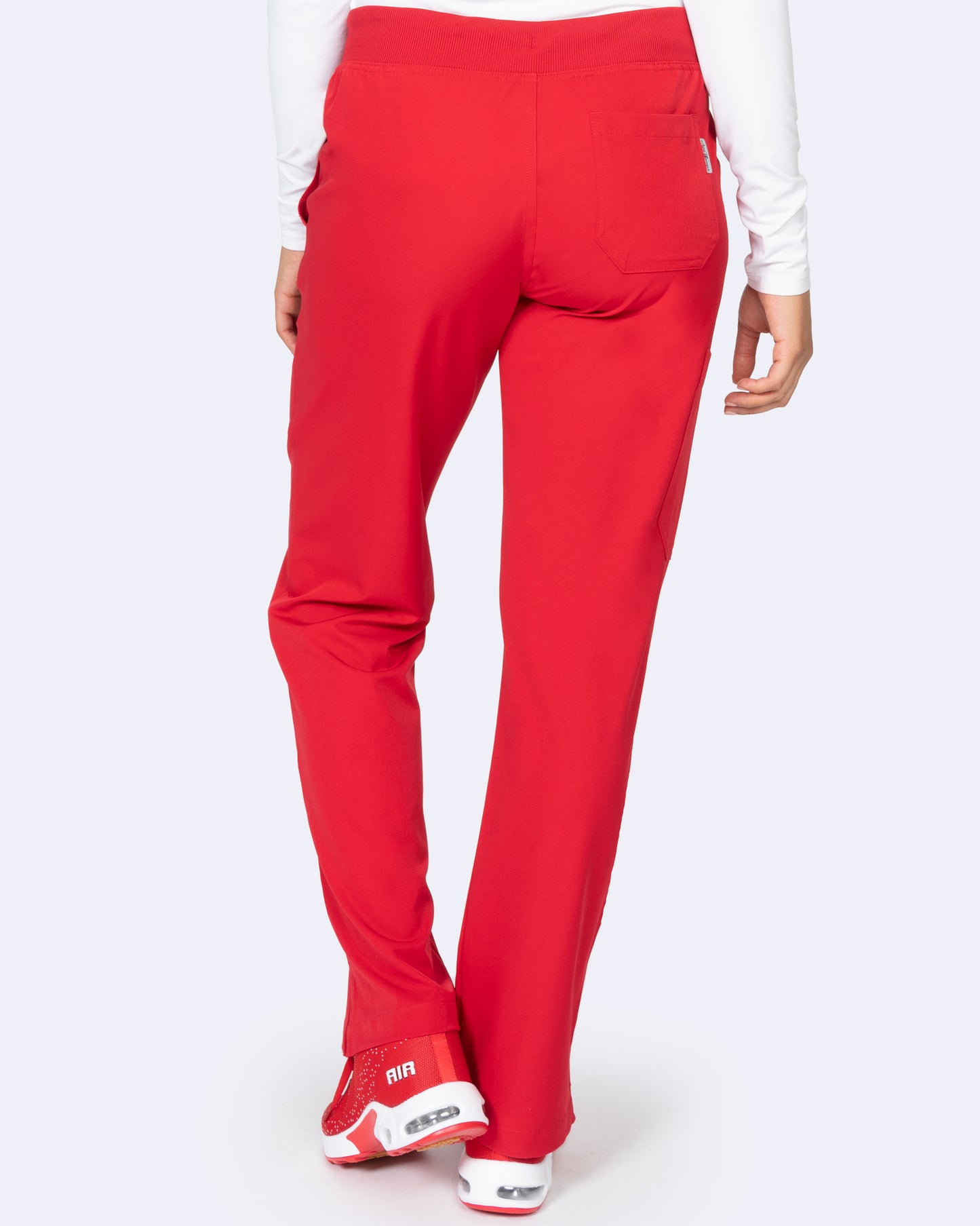 Zavate Ava Yoga Scrub Pant 3018 in Red