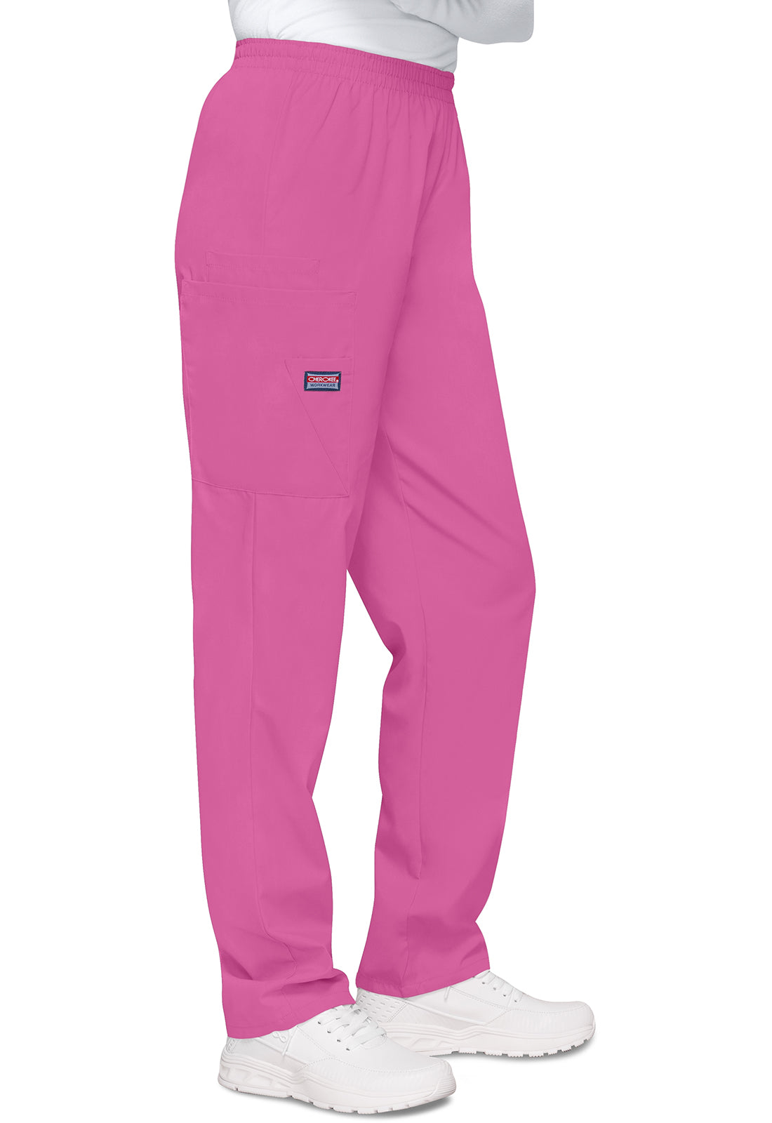 Cherokee WW Originals Pull On Cargo Pant 4200 in Black, Navy, Shocking Pink, White