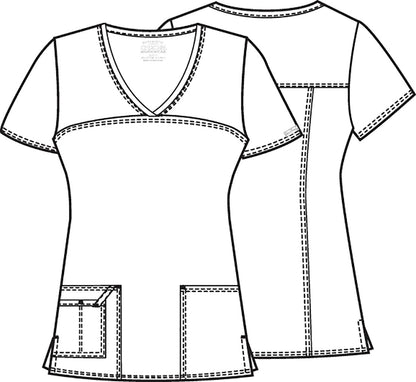 Cherokee WW Core Stretch Scrub V Neck Top 4727