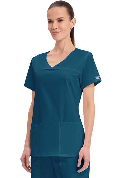 Cherokee WW Core Stretch Scrub V Neck Top 4727