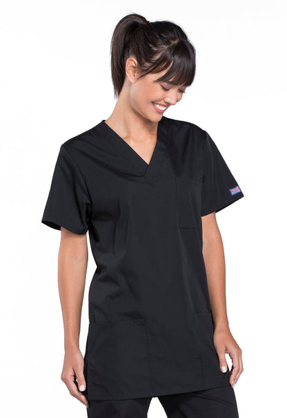 Cherokee WW Originals Scrubs Unisex V Neck Top 4876
