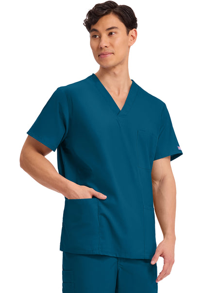 Cherokee WW Originals Scrubs Unisex V Neck Top 4876