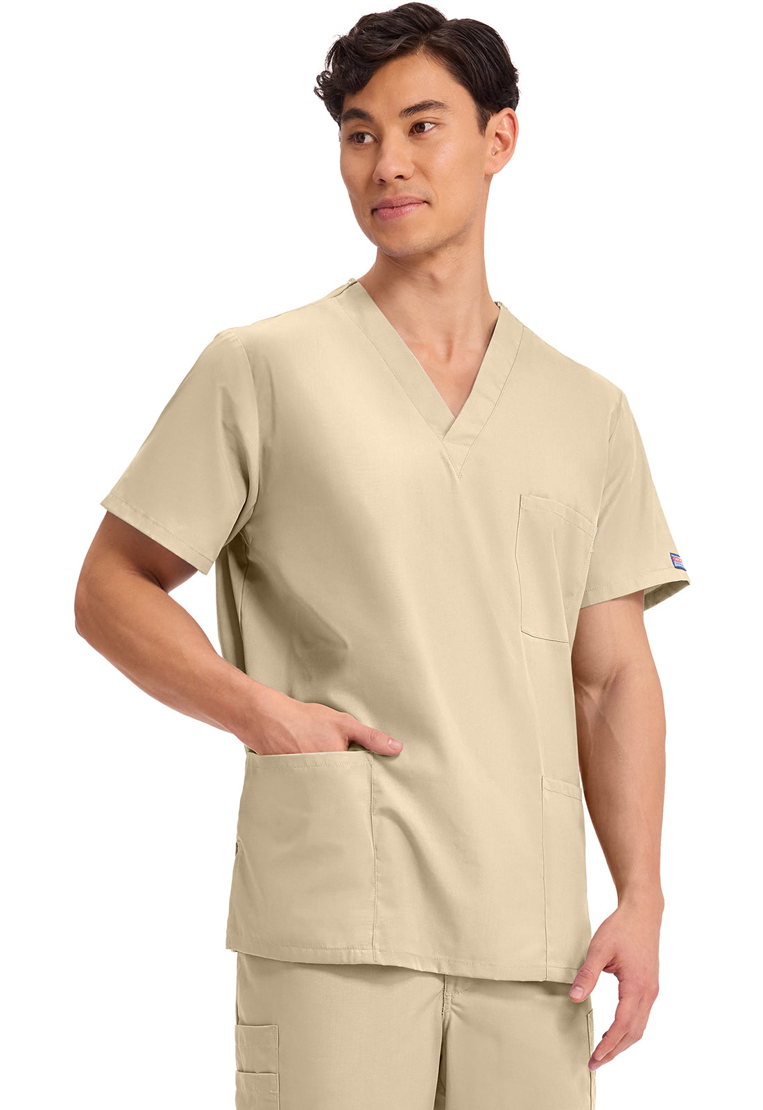 Cherokee WW Originals Scrubs Unisex V Neck Top 4876
