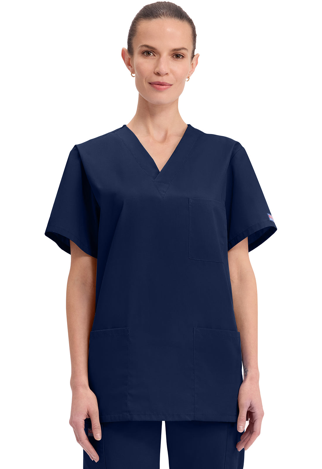 Cherokee WW Originals Scrubs Unisex V Neck Top 4876