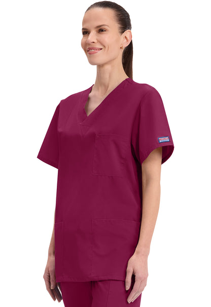 Cherokee WW Originals Scrubs Unisex V Neck Top 4876
