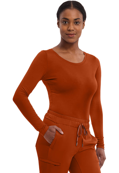 Healing Hands Knits Melissa Long Sleeve Knit Scrubs Tee 5047