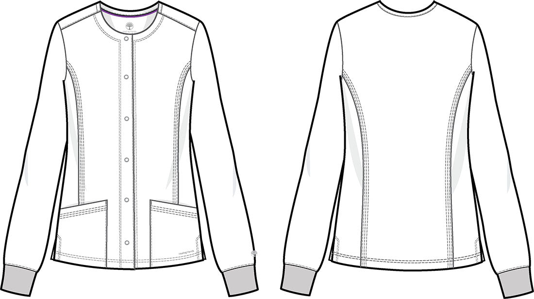 Healing Hands Purple Label Scrubs Daisy Jacket 5063