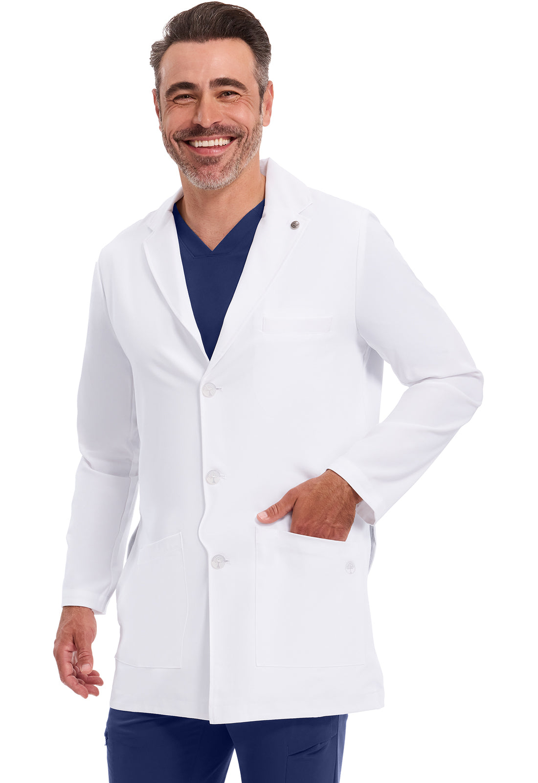 Healing Hands Logan Mens 34.25" Lab Coat 5100