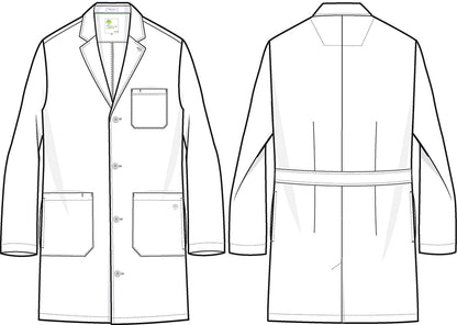 Healing Hands Luke Mens 37.25" Lab Coat 5151