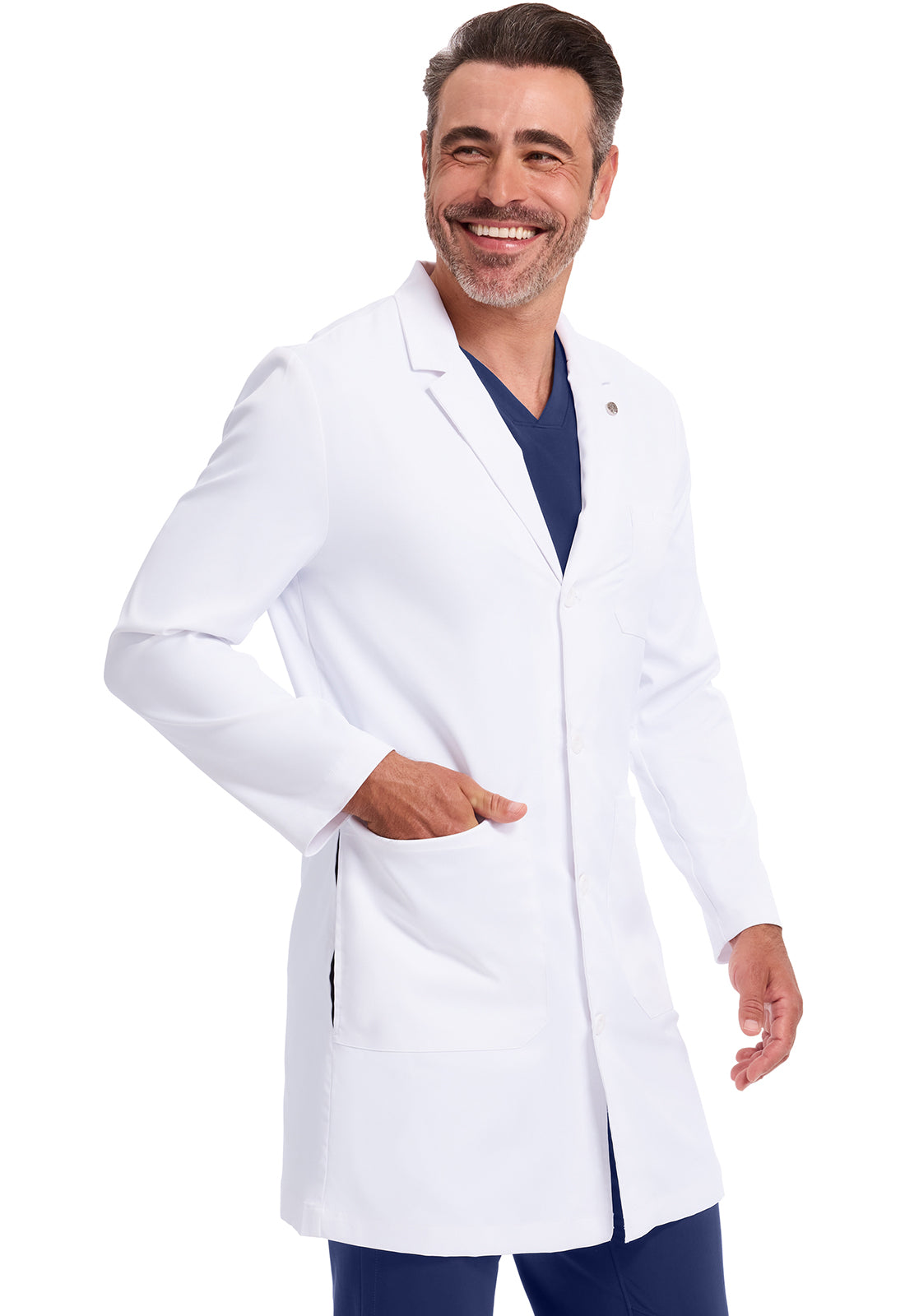 Healing Hands Luke Mens 37.25" Lab Coat 5151