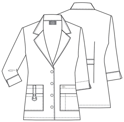 Dickies 30" Consultation 3/4 Sleeve Lab Coat 82402