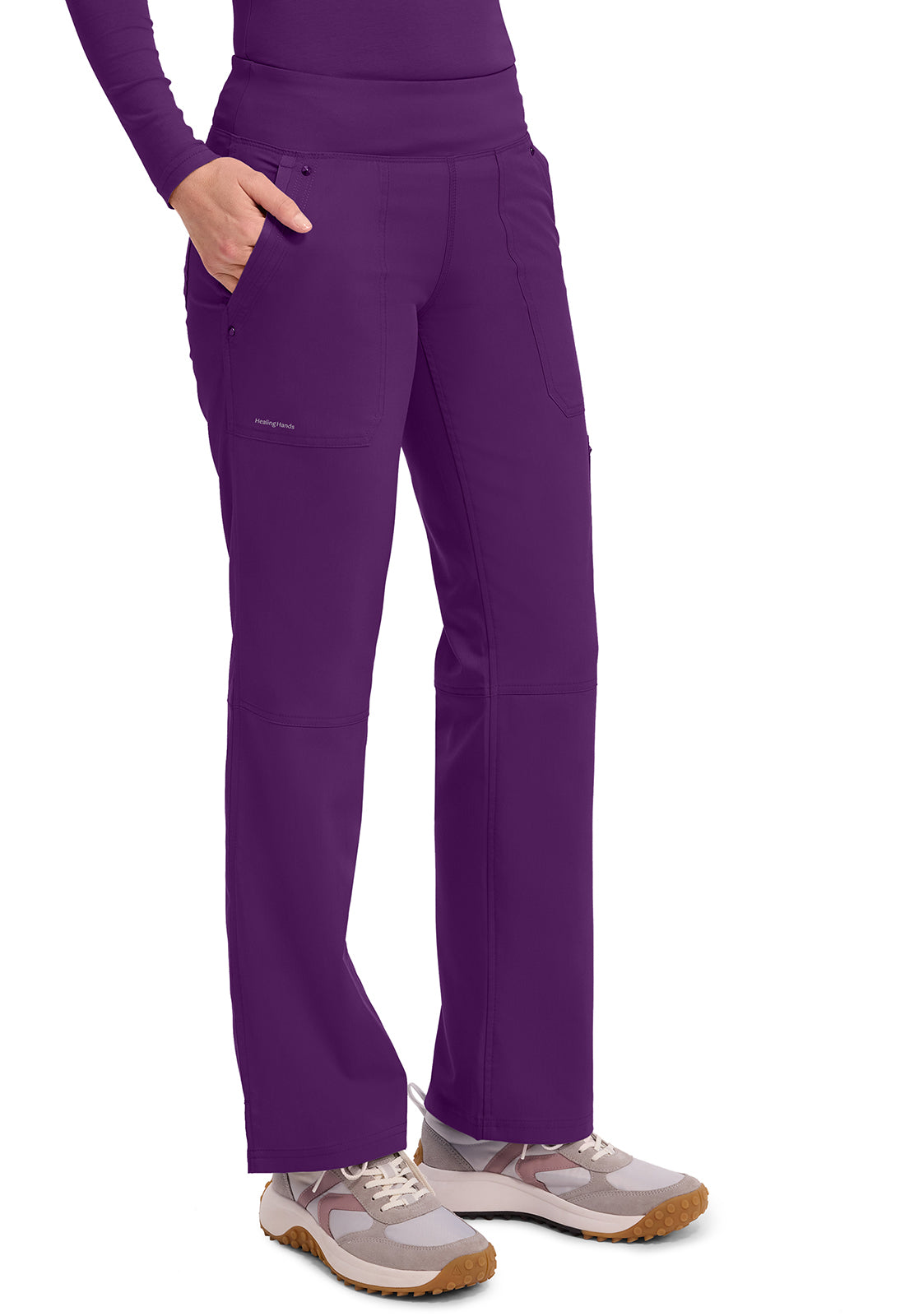 Healing Hands Purple Label Scrubs Tori Yoga Pant 9133