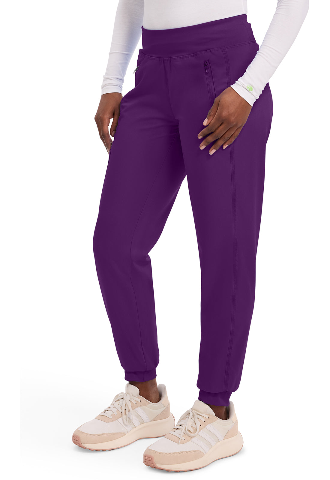 Healing Hands Purple Label Scrubs Tara Yoga Jogger Pant 9233