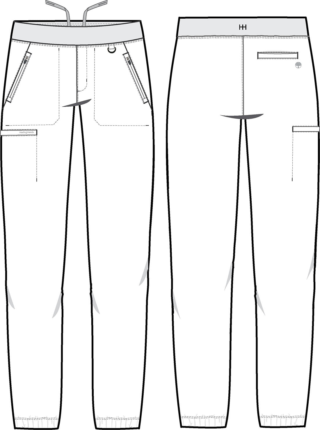 Healing Hands Purple Label Scrubs Dante Men's Jogger Pant 9301