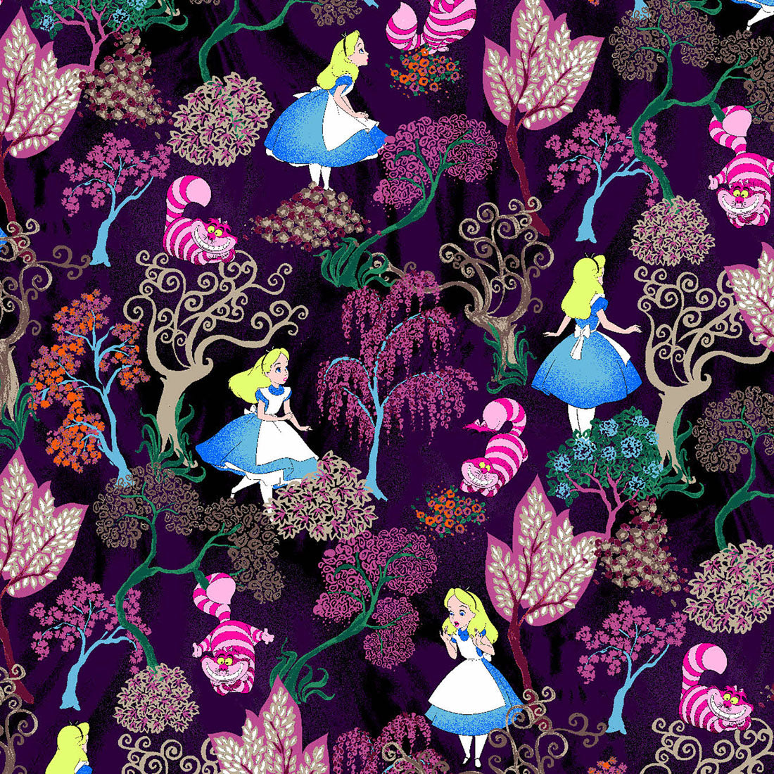 Alice in Wonderland Tooniforms Licensed Disney V Neck Scrub Top TF794 ALHE