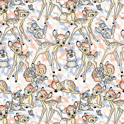 Bambi Tooniforms Licensed Disney V Neck Scrub Top TF796 BAOM