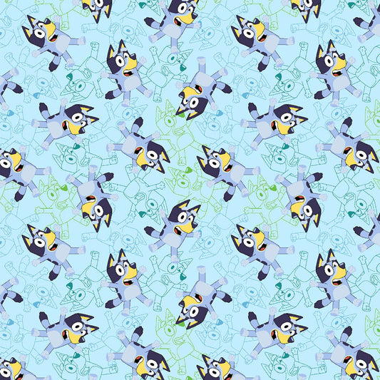 Bluey Tooniforms Licensed V Neck Scrub Top TF796 BYSP