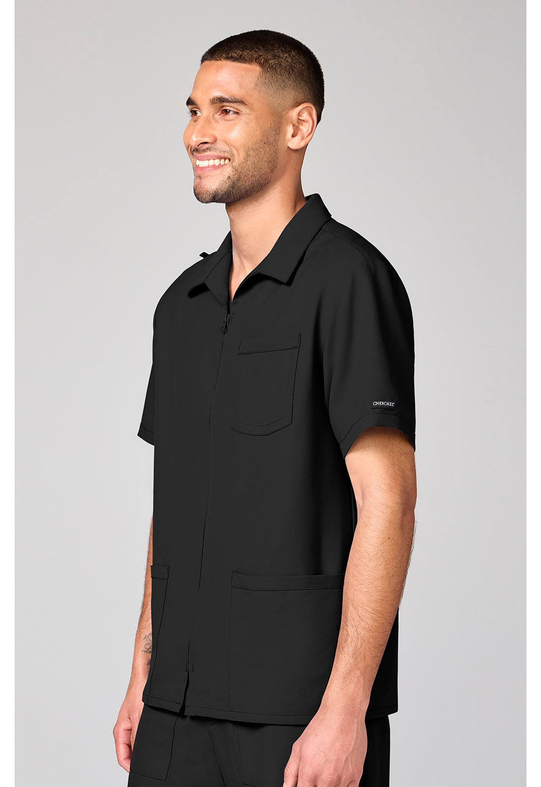 Cherokee WW Originals Ultra Men's Scrubs Zip Up Jacket CK00027