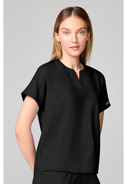 Cherokee WW Revolution Mandarin Collar Top CK00038