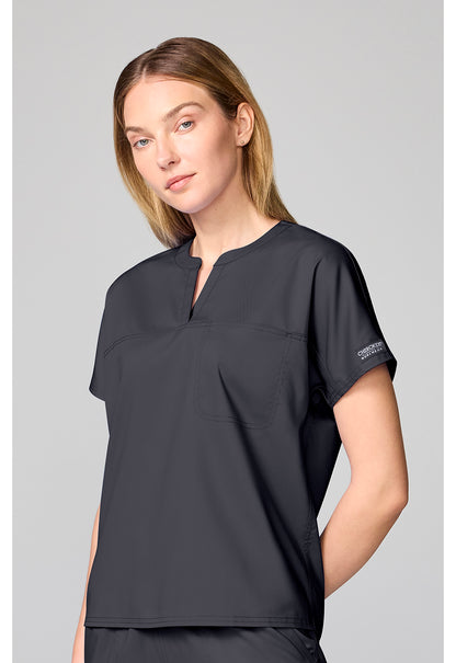 Cherokee WW Revolution Mandarin Collar Top CK00038