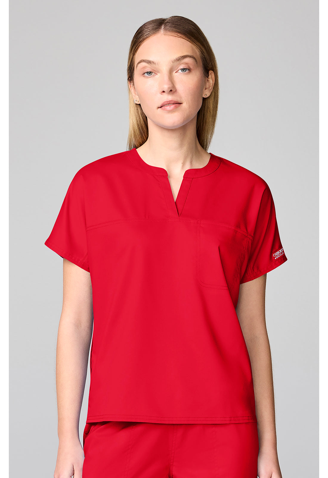 Cherokee WW Revolution Mandarin Collar Top CK00038