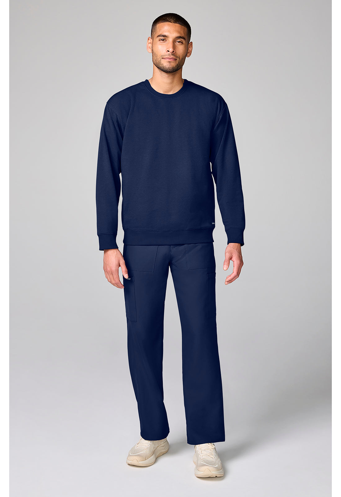 Cherokee Basics Scrubs Men's Crew Neck Sweatshirt CK00048